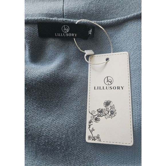 LILLUSORY Women's Oversized Long Cardigan - Picture 9 of 11